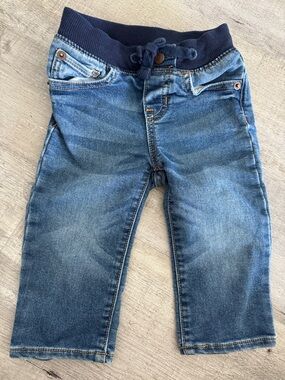 GAP Stretch Denim Jogger Jeans in Medium Blue 12-18m